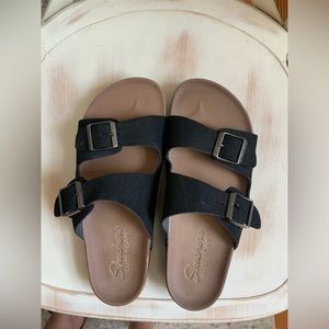 Skechers luxe foam two strap granola sandals